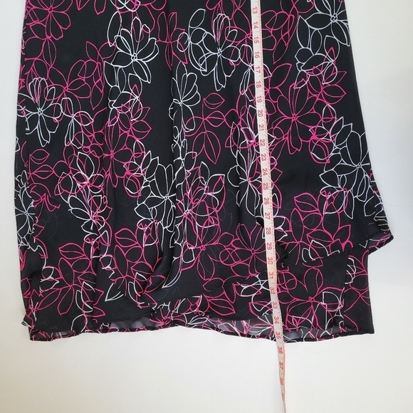 Lane Bryant Vintage Maxi Asymmetrical Tiered Skirt 14/16 A-Line - Picture 4 of 11